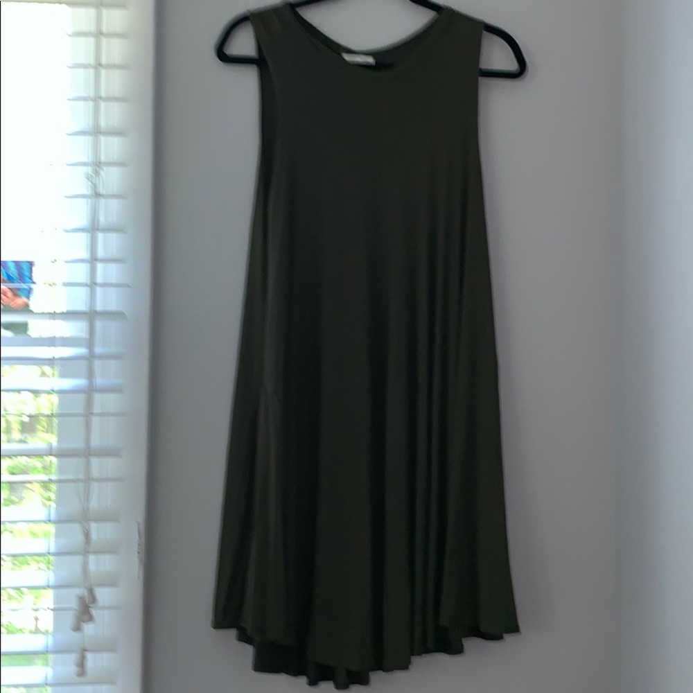 Urban Outfitters Olive Green T-Shirt dress